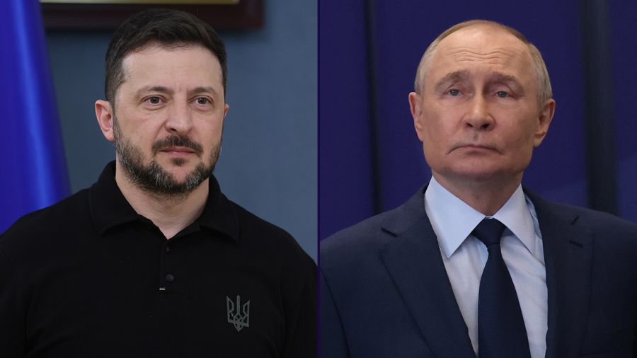 Zełenski czeka na Putina w Stambule (fot. Getty Images)