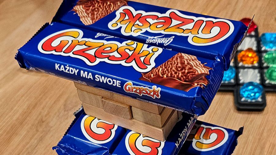Colian's popular products include the chocolate-wafer bar Grześki. Photo: Facebook/Grześki