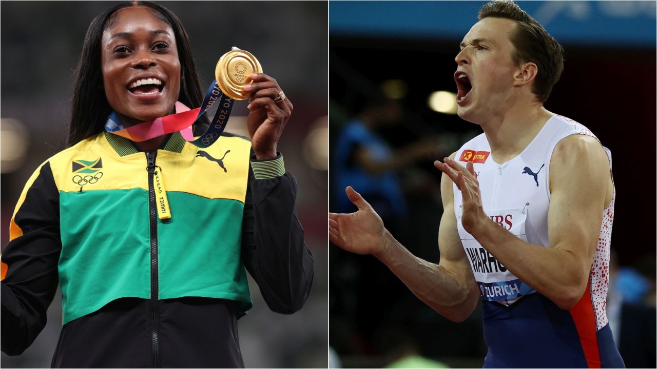 Elaine Thompson-Herah i Karsten Warholm byli gwiazdami igrzysk w Tokio (fot. Getty)