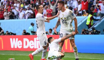 Piłkarze reprezentacji Serbii (fot. Getty Images)