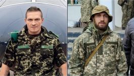 Ołeksandr Usyk (L) i Wasyl Łomaczenko (fot. Instagram.com)