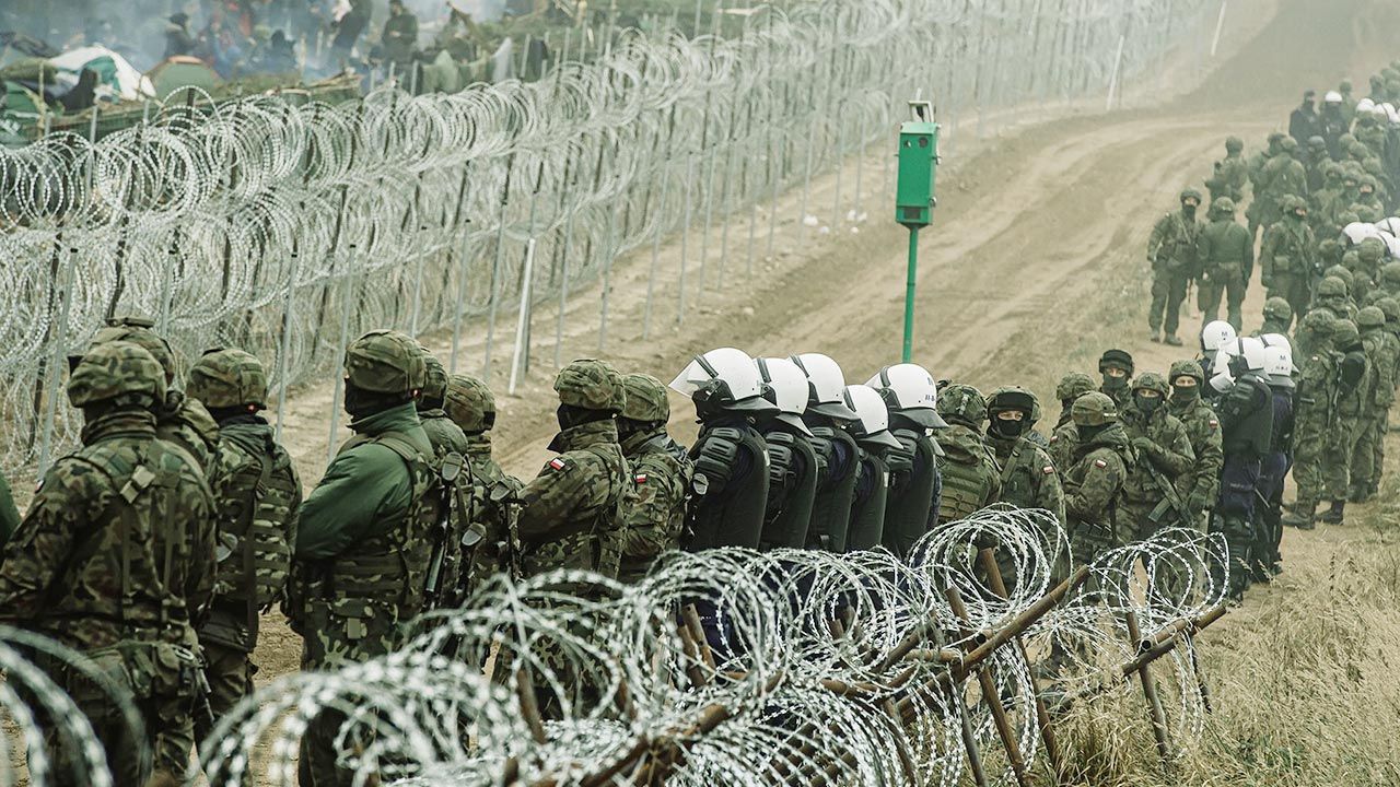 Kryzys migracyjny na granicy (fot. PAP/Irek Dorożański/DWOT)
