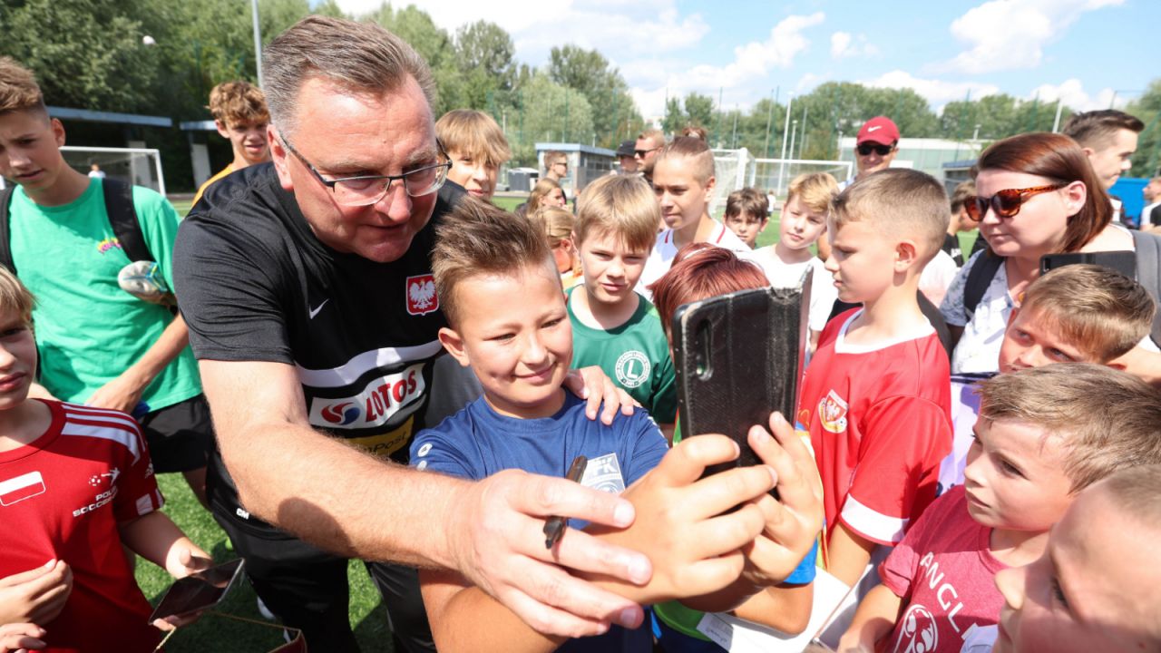 Spotkanie z selekcjonerem kadry cieszyło się dużym zainteresowaniem (fot. 400mm.pl).