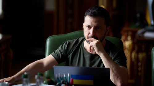 Прэзідэнт Украіны Уладзімір Зяленскі