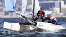 Santiago Lange i Cecilia Carranza Saroli (fot.PAP) Santiago Lange i Cecilia Carranza Saroli (fot.PAP)