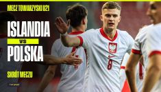 Polska – Islandia. Piłka nożna, mecz towarzyski reprezentacji U21 (fot. TVP SPORT)