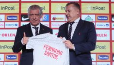 Fernando Santos i Cezary Kulesza (fot. PAP)
