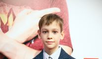 Fot. Ewa Kalinowska/Yan Polovnikov na premierze filmu "Miłość jest blisko"