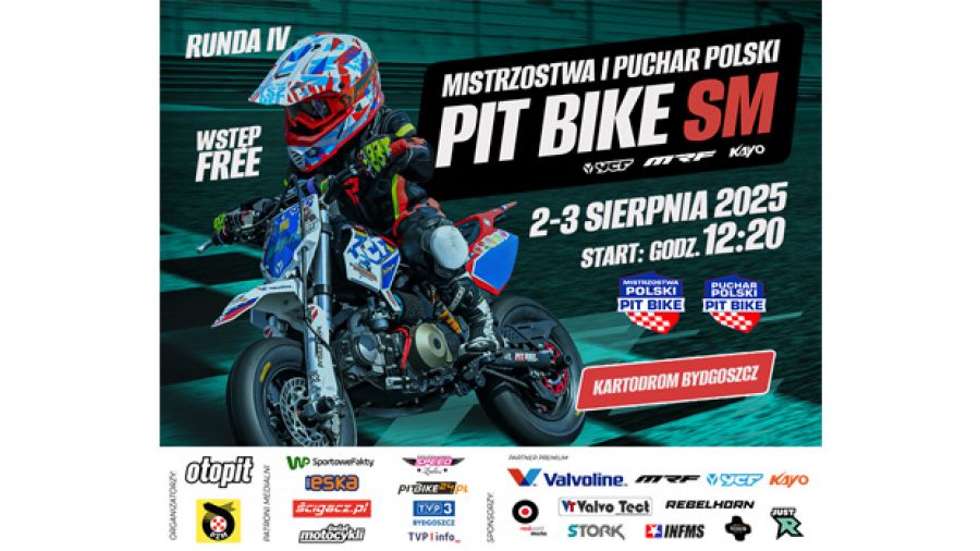 4. runda Mistrzostw i Pucharu Polski Pit Bike SM YCF MRF KAYO