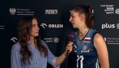 Martyna Łukasik (z prawej) i Sara Kalisz (fot. TVP SPORT)