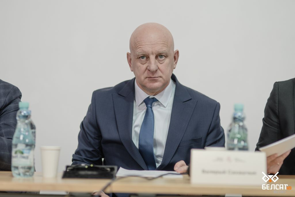 Валер Сахашчык на прэс-канферэнцыі ў варшаўскім Музеі вольнай Беларусі. Варшава, Польшча. 12 снежня 2022. (Фота: Карына Пашко / Белсат)