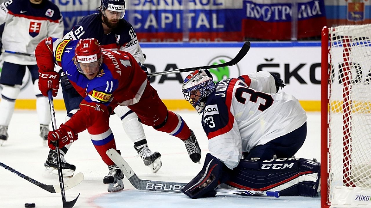 Hokej na lodzie, MŚ Elity, Kolonia: Rosja - Słowacja (mecz ...