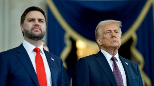 US Vice President J.D.Vance and US President Donald Trump at the inauguration in Washington on January 20, 2025. Photo: The Trump White House - x.com