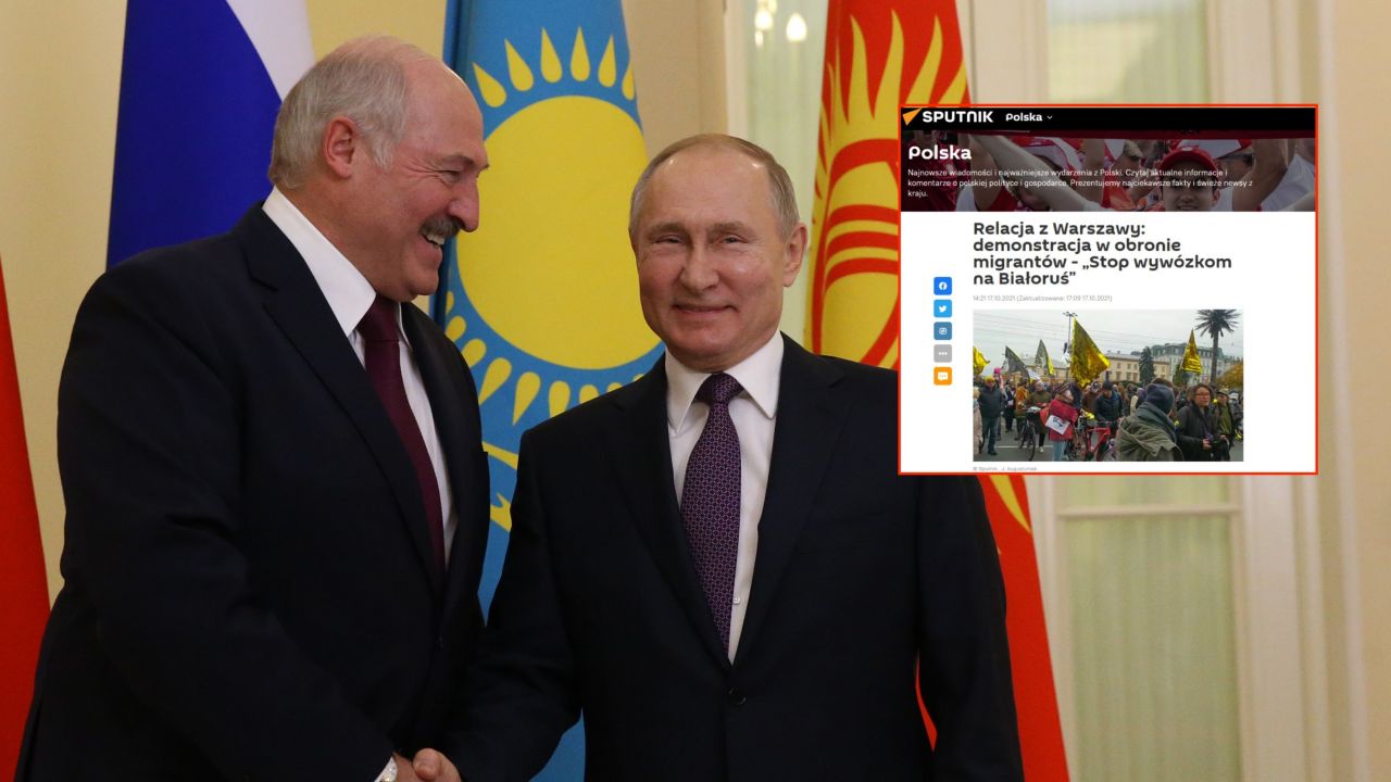 Aleksandr Łukaszenka i Władimir Putin (fot. Mikhail Svetlov/Getty Images, twitter.com/mic_marek) Aleksandr Łukaszenka i Władimir Putin (fot. Mikhail Svetlov/Getty Images, twitter.com/mic_marek)