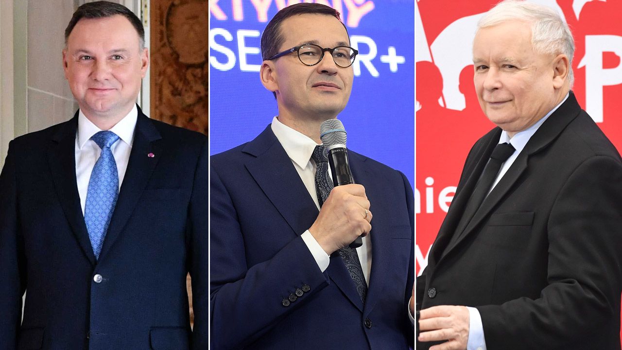 Andrzej Duda, Mateusz Morawiecki i Jarosław Kaczyński na czele rankingu zaufania (fot. PAP/Piotr Nowak, PAP/Marcin Obara, PAP/Marcin Bielecki) Andrzej Duda, Mateusz Morawiecki i Jarosław Kaczyński na czele rankingu zaufania (fot. PAP/Piotr Nowak, PAP/Marcin Obara, PAP/Marcin Bielecki)