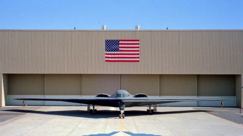 Цырымонія прэзентацыі бамбавальніка «B-2 Spirit»