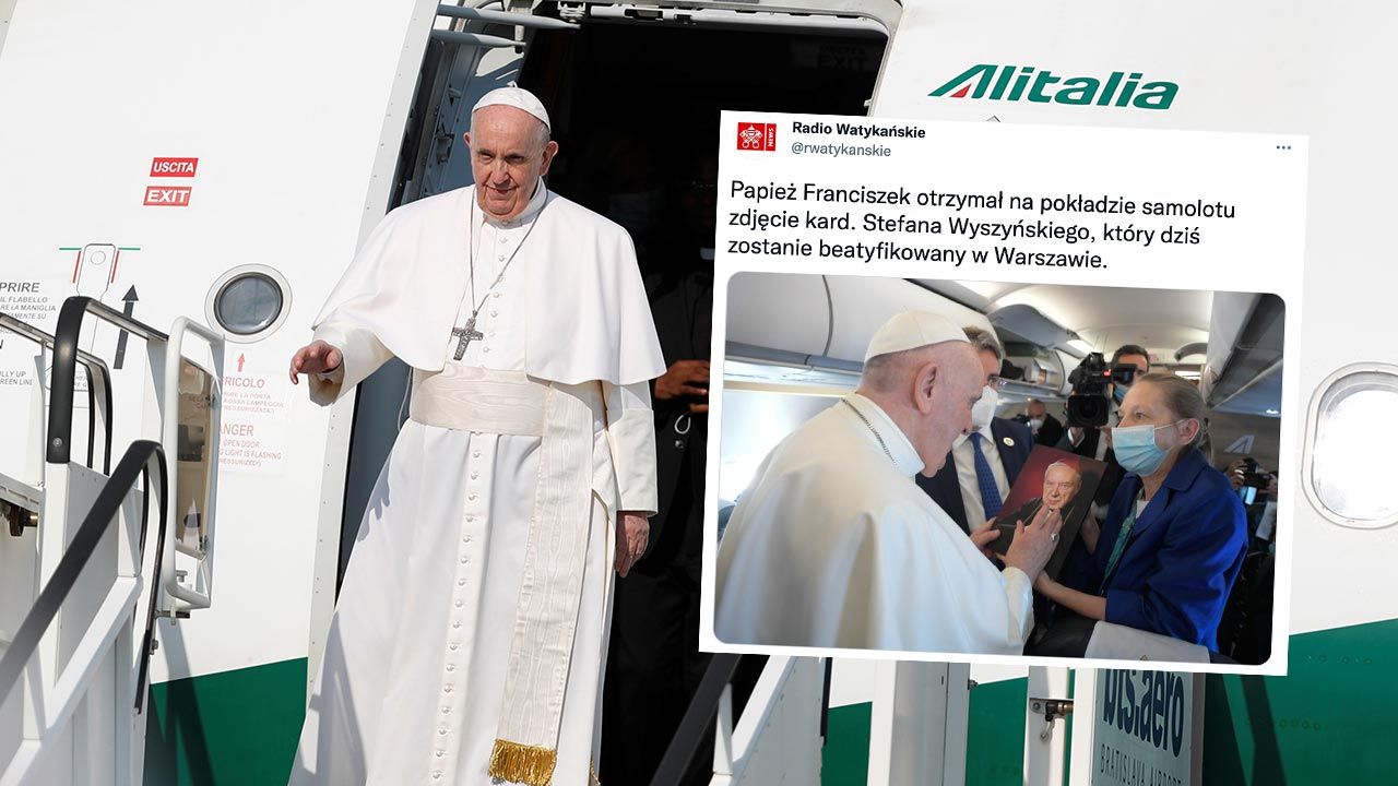 Papież ucałował zdjęcie prymasa Wyszyńskiego (fot. Reuters/DAVID W CERNY; Twitter/Radio Watykańskie) Papież ucałował zdjęcie prymasa Wyszyńskiego (fot. Reuters/DAVID W CERNY; Twitter/Radio Watykańskie)