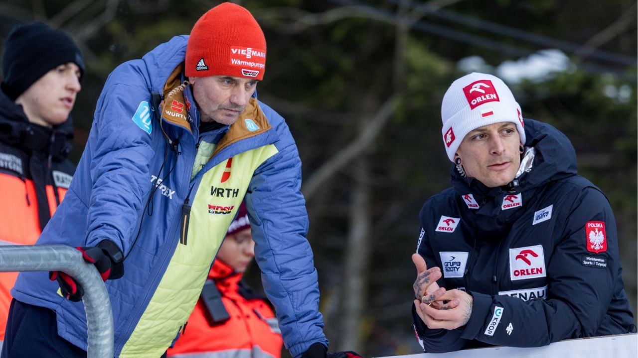 Stefan Horngacher i Thomas Thurnbichler (fot. Getty Images)