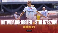 Kotwica Kołobrzeg – Stal Rzeszów. Betclic 1 Liga, 4. kolejka (fot. TVP SPORT)