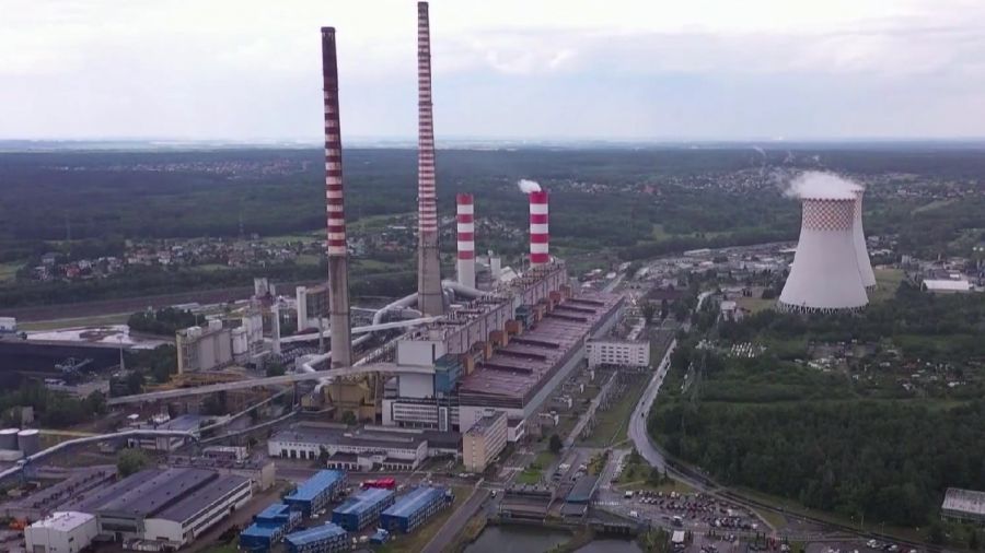 Węglowa część elektrowni Rybnik ma zostać wyłączona do 2027 roku. Fot. TVP3 Katowice