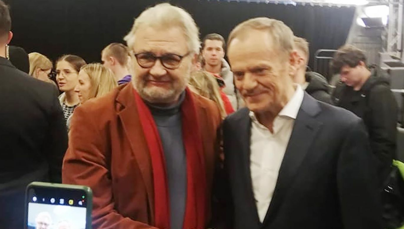 Janusz Maksym i Donald Tusk (fot. FB/Janusz Maksym)