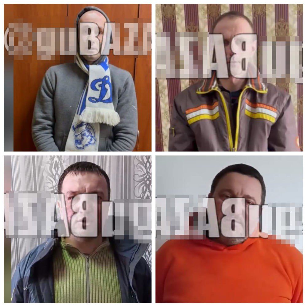 Затрыманыя жыхары Бярозы. Калаж фота: Вясна / Правы чалавека ў Беларусі / Telegram