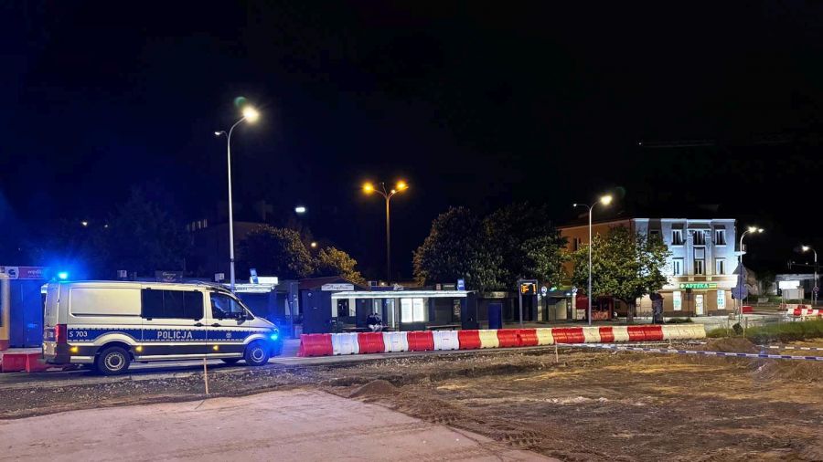 Niewypał z czasów II wojny światowej odnaleziony w centrum Kielc (Fot. wkielcach.info)