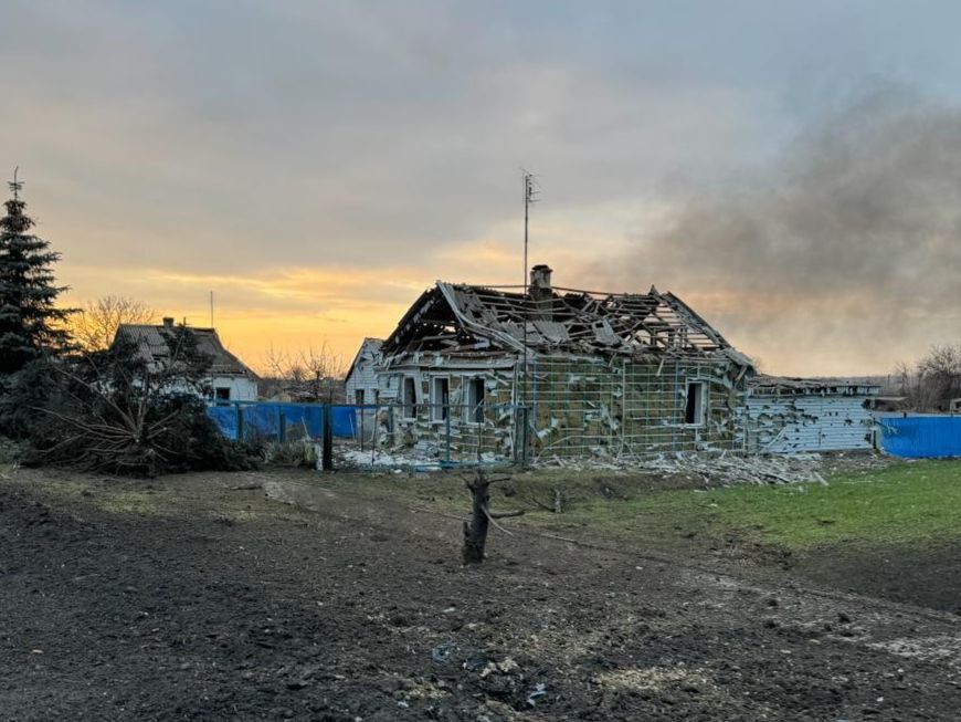 Расейцы абстралялі сяло Канстанцінопальскае Данецкай вобласці. (Фота: VadimFilashkin_donoda / Telegram)