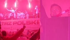Mistrzowska feta Legii Warszawa (fot. TVP)