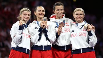 Polskie szpadzistki z brązowym medalem igrzysk olimpijskich (fot. Getty) Polskie szpadzistki z brązowym medalem igrzysk olimpijskich (fot. Getty)