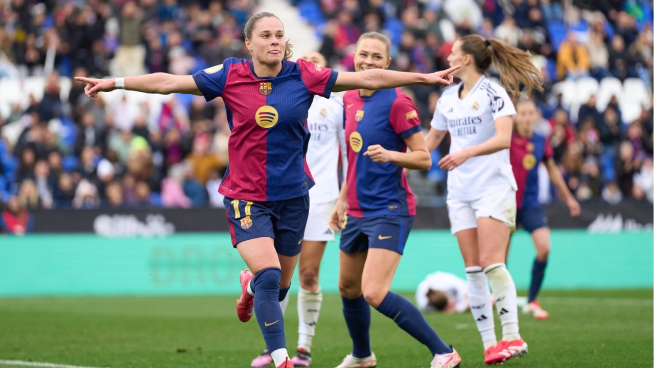 Ewa Pajor rozegrała świetny mecz w barwach Barcelony (fot. Getty).