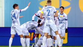 Piłkarze Rakowa Częstochowa (fot. PAP/Łukasz Gągulski)